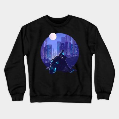 Cyberpunk Blues Crewneck Sweatshirt Official Cow Anime Merch