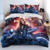 Cyberpunk Motorcycle Sexy Girl Comforter Bedding Set Duvet Cover Bed Set Quilt Cover Pillowcase king Queen 12 - Cyberpunk 2077 Merch