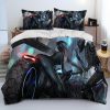 Cyberpunk Motorcycle Sexy Girl Comforter Bedding Set Duvet Cover Bed Set Quilt Cover Pillowcase king Queen 5 - Cyberpunk 2077 Merch