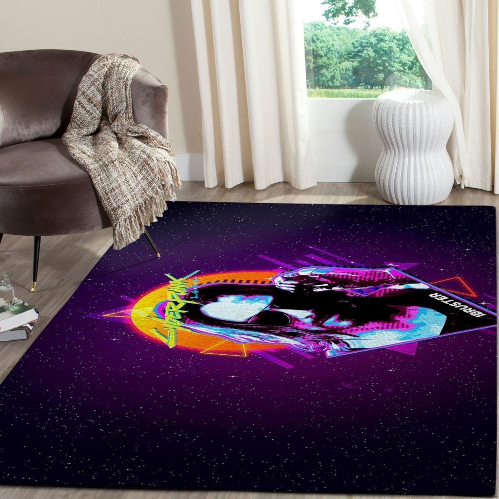 cyberpunk 2077 futuristic gaming area rugs living room carpet fn120128 local brands floor decor the us - Cyberpunk 2077 Merch