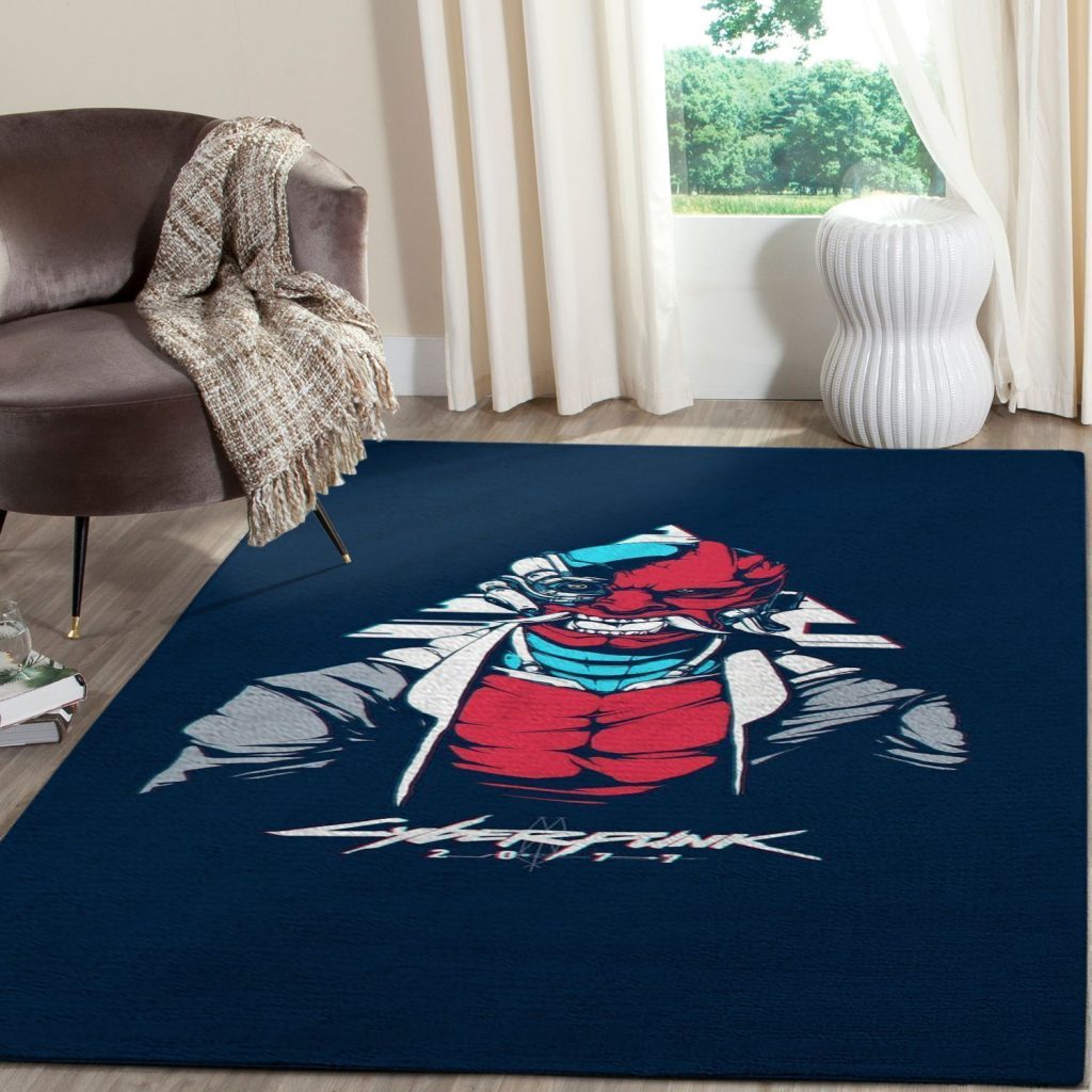 cyberpunk 2077 futuristic gaming area rugs living room carpet fn140103 local brands floor decor the us - Cyberpunk 2077 Merch