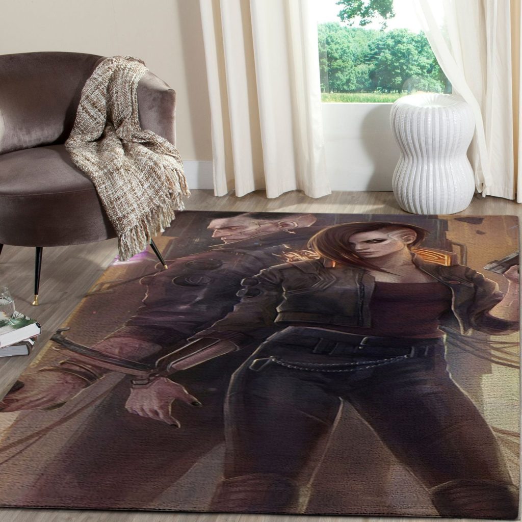 cyberpunk 2077 futuristic gaming area rugs living room carpet fn140110 local brands floor decor the us decoreck99 - Cyberpunk 2077 Merch