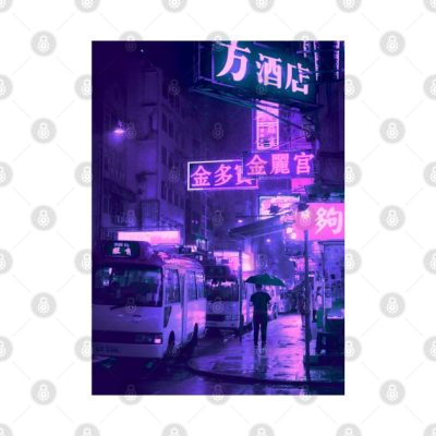 Cyberpunk Street Japan Throw Pillow Official Cow Anime Merch