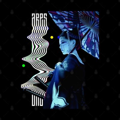 Cyberpunk Geisha Throw Pillow Official Cow Anime Merch