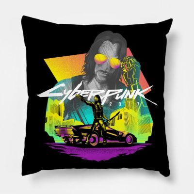 Johnny2077 Throw Pillow Official Cow Anime Merch