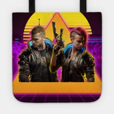 Cyberpunk V Protagonist City Neon Tote Official Cow Anime Merch