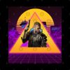 Cyberpunk Male Protagonist City Neon Throw Pillow Official Cow Anime Merch