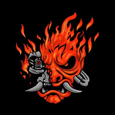 Cyberpunk Samurai Throw Pillow Official Cow Anime Merch
