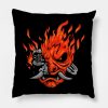 Cyberpunk Samurai Throw Pillow Official Cow Anime Merch