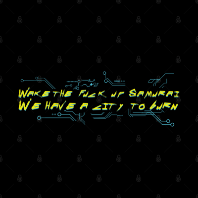 Cyberpunk 2077 Citation Throw Pillow Official Cow Anime Merch