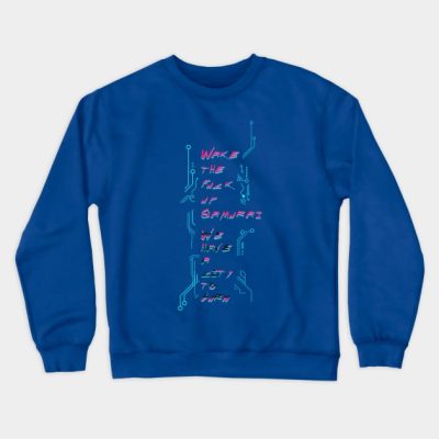 Cyberpunk 2077 Samurai Crewneck Sweatshirt Official Cow Anime Merch