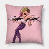 Judy Alvarez Cyberpunk 2077 Throw Pillow Official Cow Anime Merch