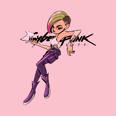 Judy Alvarez Cyberpunk 2077 Throw Pillow Official Cow Anime Merch