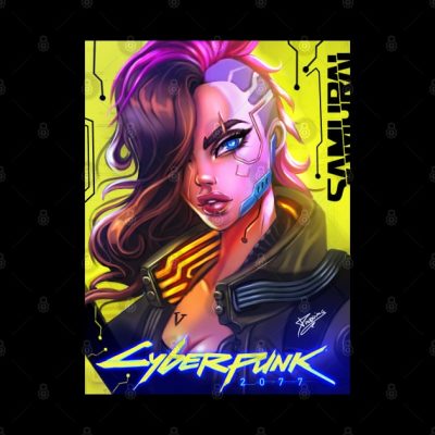 Cyberpunk 2077 V Throw Pillow Official Cow Anime Merch