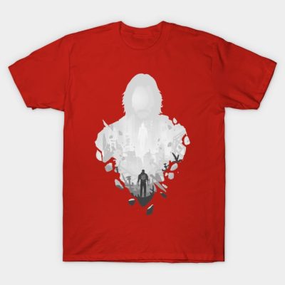 View From The Dump Cyberpunk City T-Shirt Official Cow Anime Merch