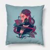Cyberpunk Girl Throw Pillow Official Cow Anime Merch