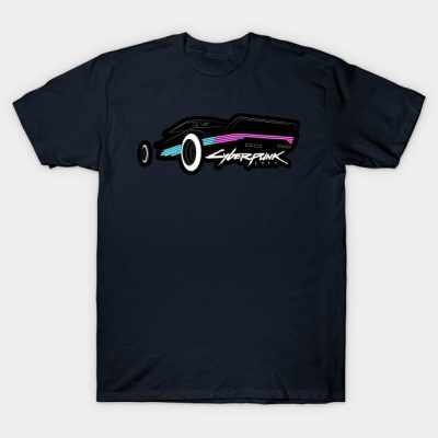 Car Lights Cyberpunk T-Shirt Official Cow Anime Merch