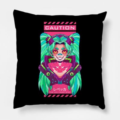 Rebecca Throw Pillow Official Cow Anime Merch