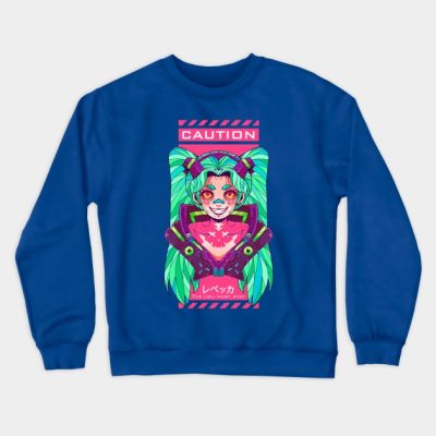 Rebecca Crewneck Sweatshirt Official Cow Anime Merch