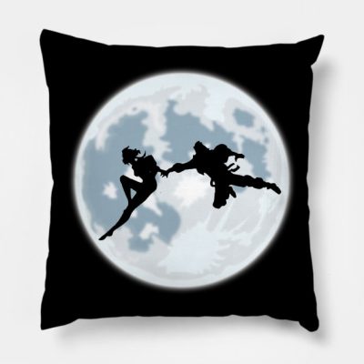 Cyberpunk Edgerunners David And Lucy Throw Pillow Official Cow Anime Merch