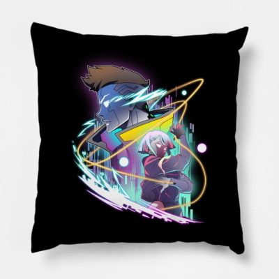 Cyberpunk Throw Pillow Official Cow Anime Merch
