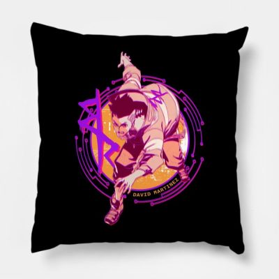 David Cyberpunk Edgerunners B Throw Pillow Official Cow Anime Merch