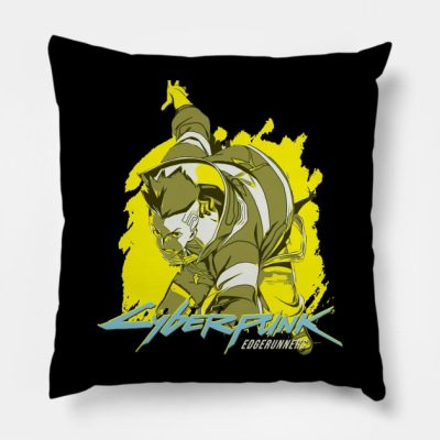 David Cyberpunk Edgerunners Throw Pillow Official Cow Anime Merch