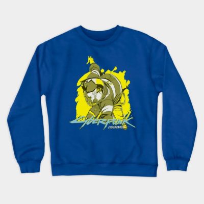 David Cyberpunk Edgerunners Crewneck Sweatshirt Official Cow Anime Merch