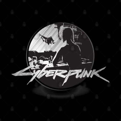 Cyberpunk Metal Throw Pillow Official Cow Anime Merch