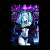 Night City Throw Pillow Official Cow Anime Merch
