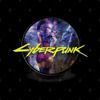 Cyberpunk Girl Throw Pillow Official Cow Anime Merch
