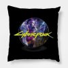Cyberpunk Girl Throw Pillow Official Cow Anime Merch