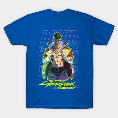 Cyberpunk Edgerunners David T-Shirt Official Cow Anime Merch