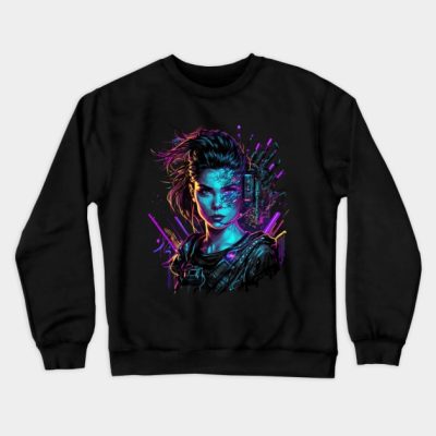 Cyberpunk Crewneck Sweatshirt Official Cow Anime Merch