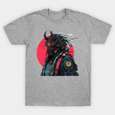 Cyberpunk Samurai Side View T-Shirt Official Cow Anime Merch