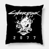 Cyberpunk 2077 Throw Pillow Official Cow Anime Merch