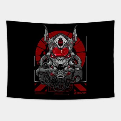 Cyberpunk Samurai Tapestry Official Cow Anime Merch