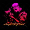 Cyberpunk Abstract Throw Pillow Official Cow Anime Merch