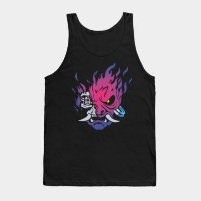 Cyberpunk 2077 Neon Samurai Tank Top Official Cow Anime Merch