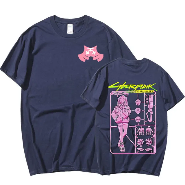 Japanese Anime Cyberpunk Edgerunners Rebecca T Shirt Manga Graphic Short Sleeves Oversized T shirt Vintage T.jpg 640x640 1 - Cyberpunk 2077 Merch