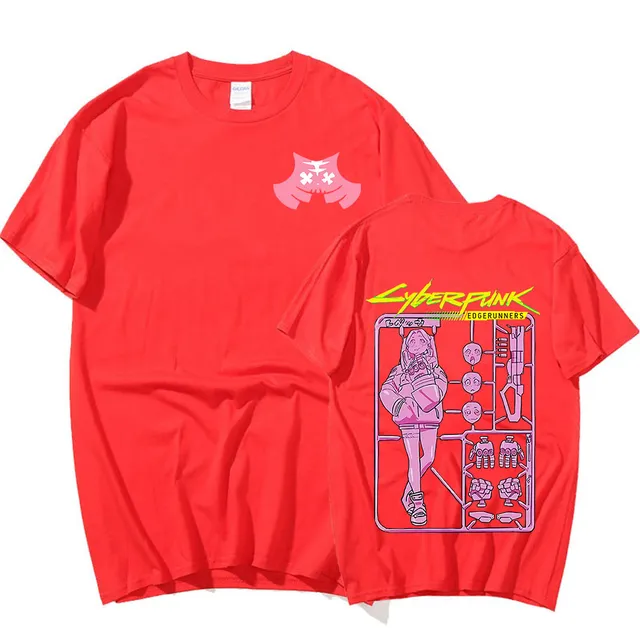 Japanese Anime Cyberpunk Edgerunners Rebecca T Shirt Manga Graphic Short Sleeves Oversized T shirt Vintage T.jpg 640x640 2 - Cyberpunk 2077 Merch