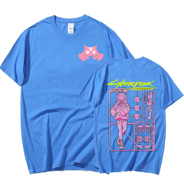 Japanese Anime Cyberpunk Edgerunners Rebecca T Shirt Manga Graphic Short Sleeves Oversized T shirt Vintage T.jpg 640x640 4 - Cyberpunk 2077 Merch