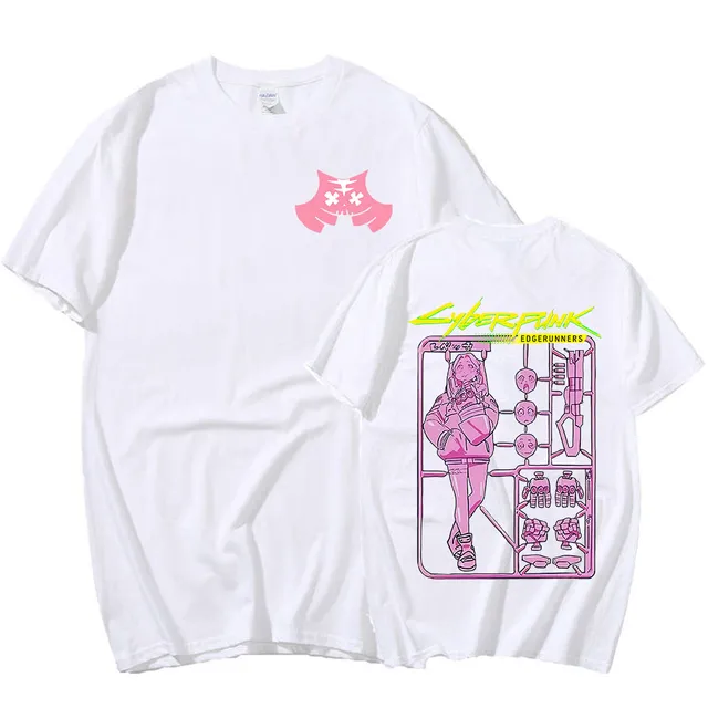Japanese Anime Cyberpunk Edgerunners Rebecca T Shirt Manga Graphic Short Sleeves Oversized T shirt Vintage T.jpg 640x640 5 - Cyberpunk 2077 Merch
