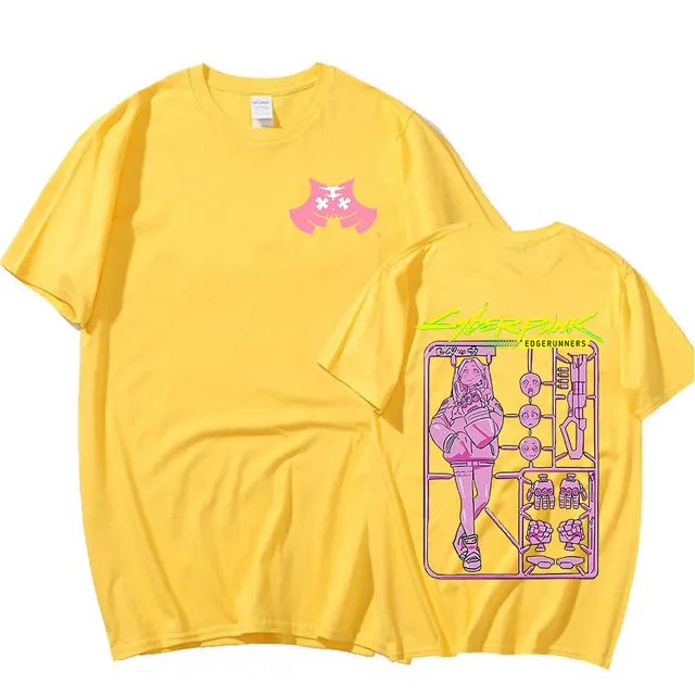 Japanese Anime Cyberpunk Edgerunners Rebecca T Shirt Manga Graphic Short Sleeves Oversized T shirt Vintage T.jpg 640x640 7 - Cyberpunk 2077 Merch