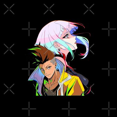 Lucy And David - Cyberpunk Edgerunners Tote Bag Official Cow Anime Merch