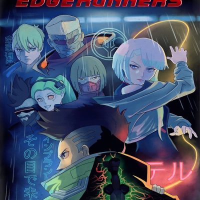 Cyberpunk Edgerunners Tote Bag Official Cow Anime Merch