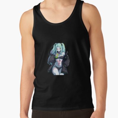 Rebecca  - Cyberpunk Edgerunners Tank Top Official Cow Anime Merch