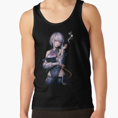 Cyberpunk Edgerunner Lucy Smoke Tank Top Official Cow Anime Merch