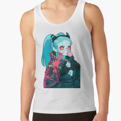 Cyberpunk Edgerunners - Bloody Rebecca Tank Top Official Cow Anime Merch