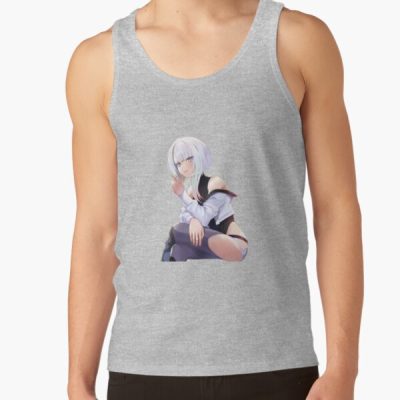 Lucy  - Cyberpunk Edgerunners Tank Top Official Cow Anime Merch
